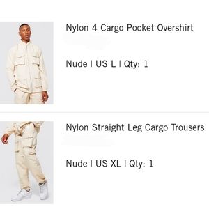 Nylon Jacket/Joggers Outfit